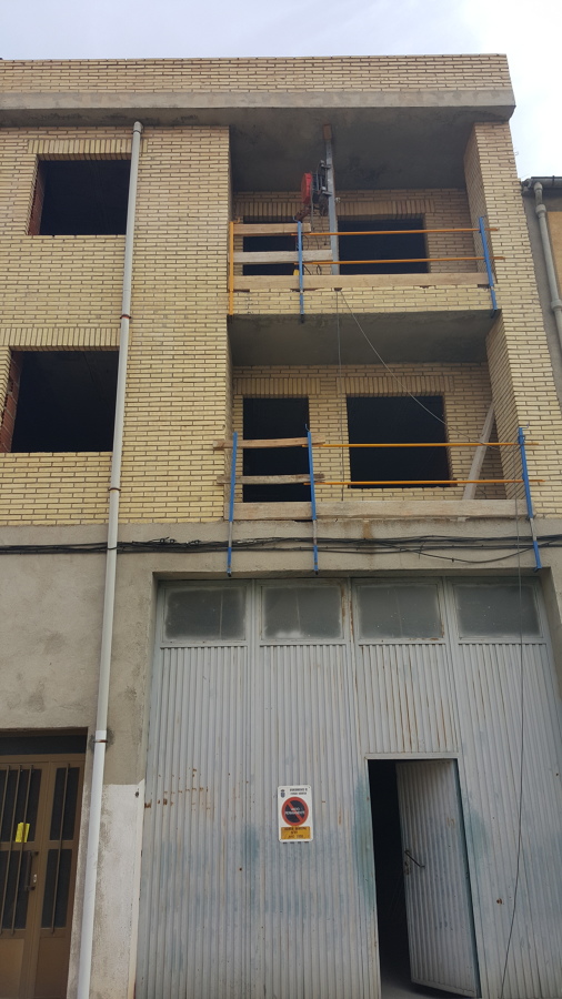 Fachada a Calle (Inicio de Obra)