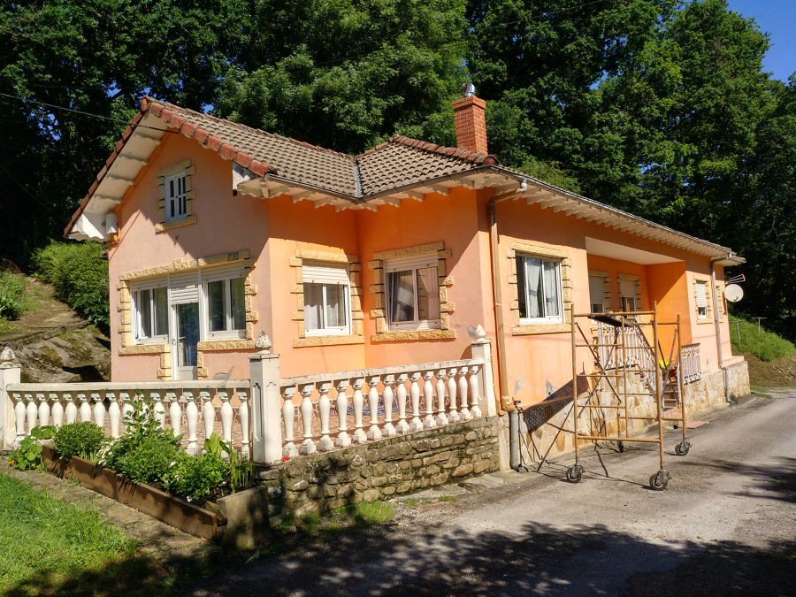 Fachada antes de pintar.