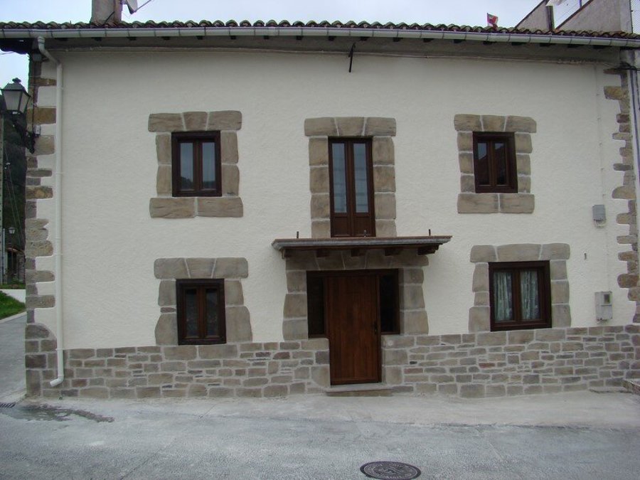 Fachada casa rustica