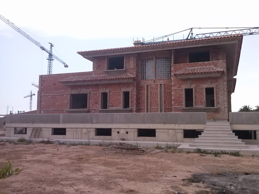 Fachada de ladrillo visto