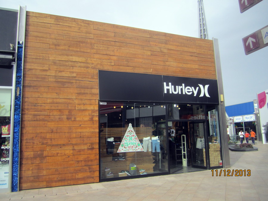 Fachada de pino Flandez