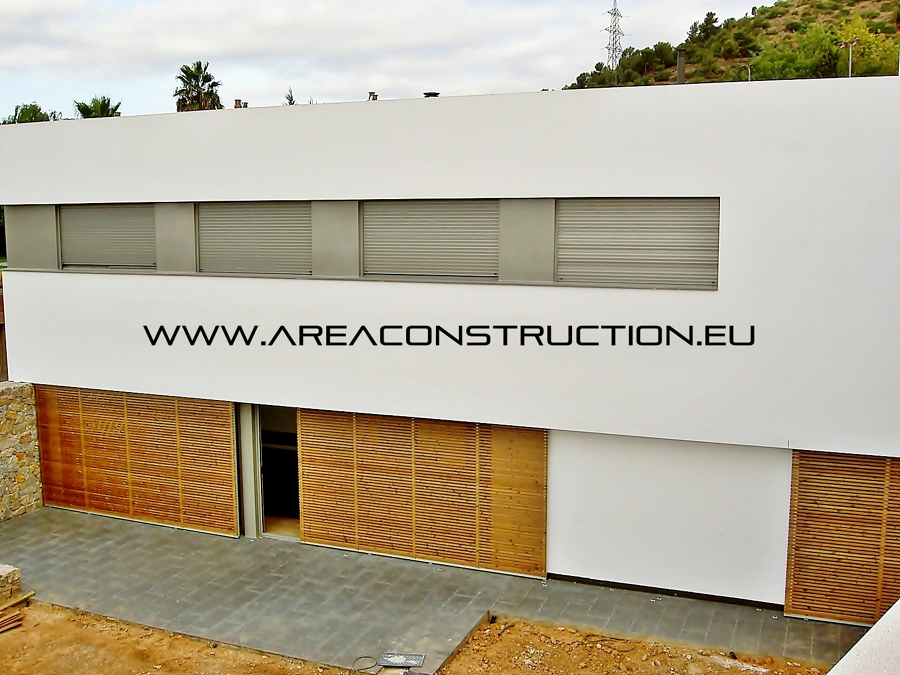 Fachada de una casa de 500 m2, Barcelona