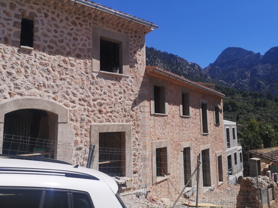 Fachada en construcción