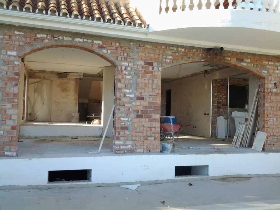 Fachada -en ejecución