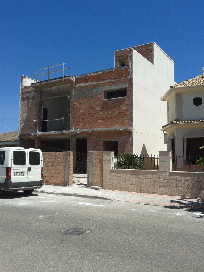 FACHADA EN OBRA