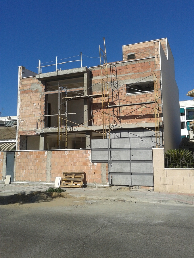 FACHADA EN OBRA