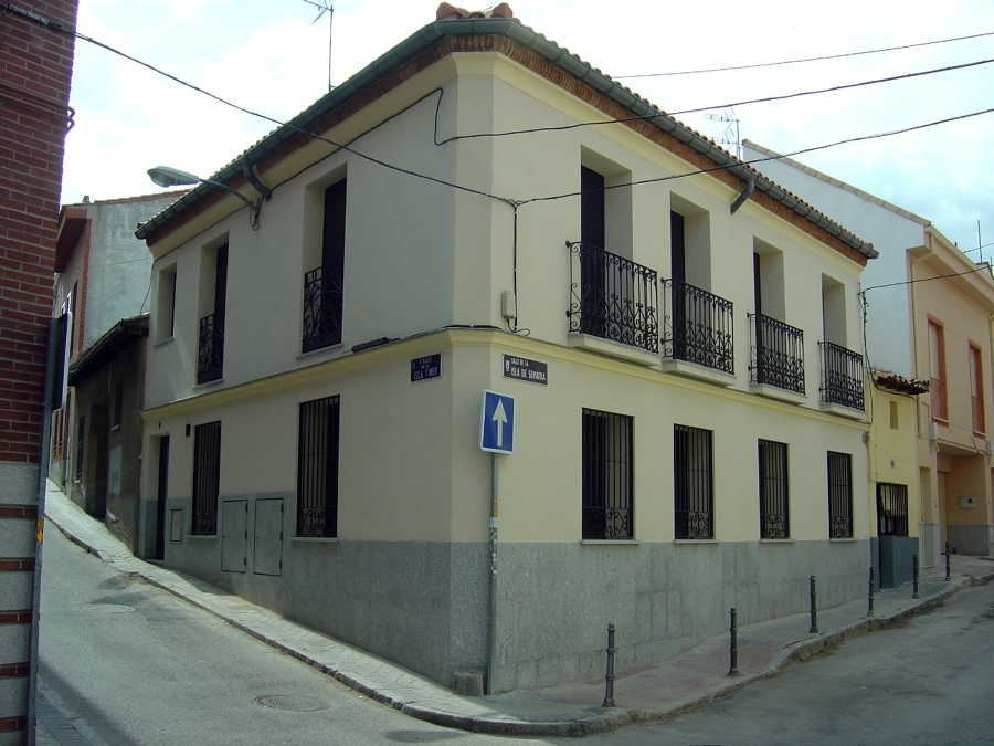 Fachada en su estado final