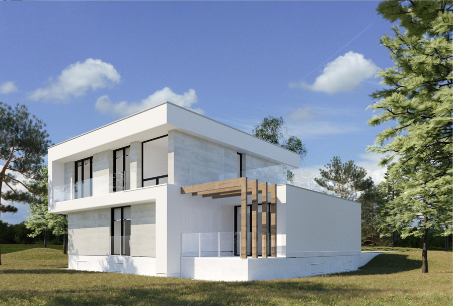 Fachada exterior lateral