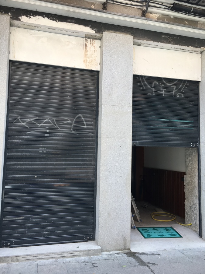 Fachada inicio del trabajo.