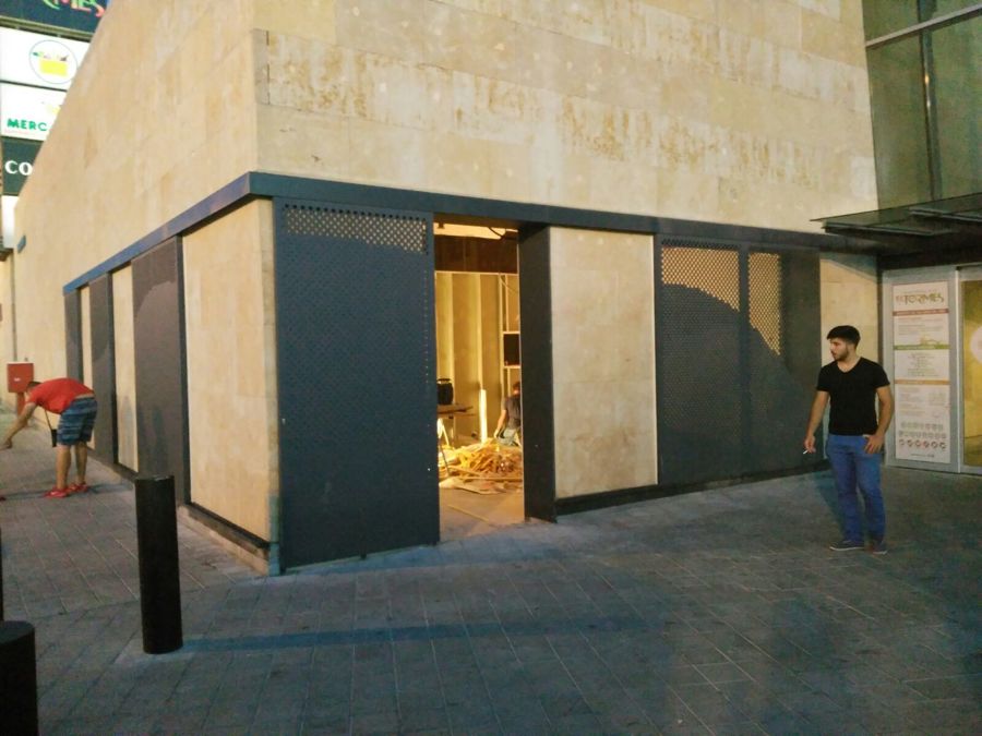 Fachada integrada con la piedra