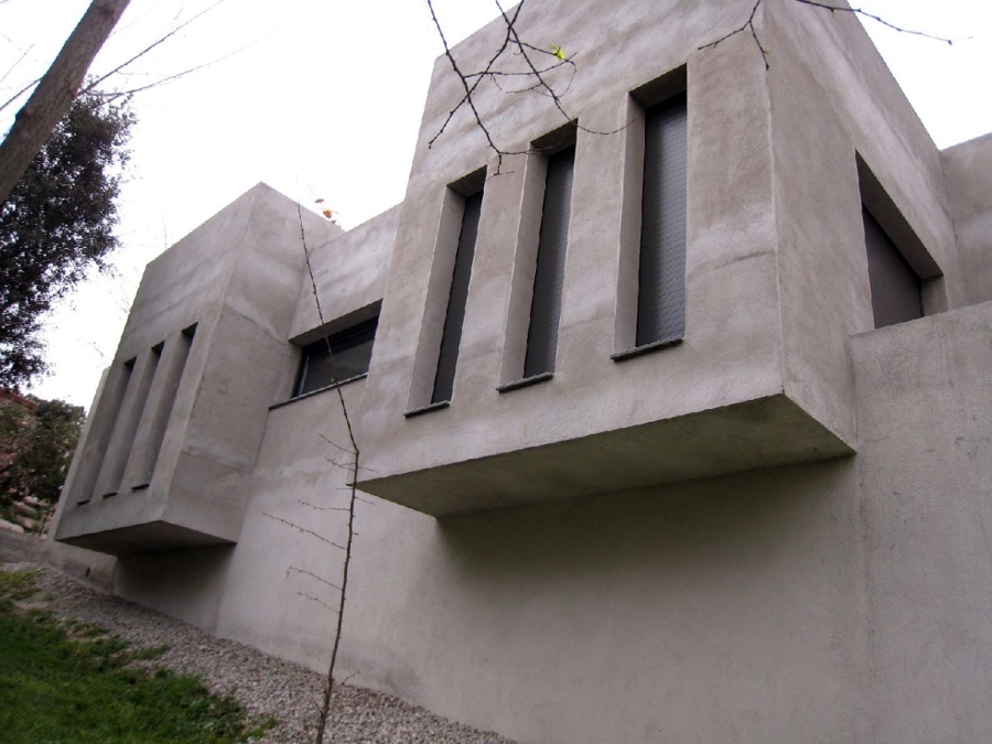 Fachada lateral habitaciones