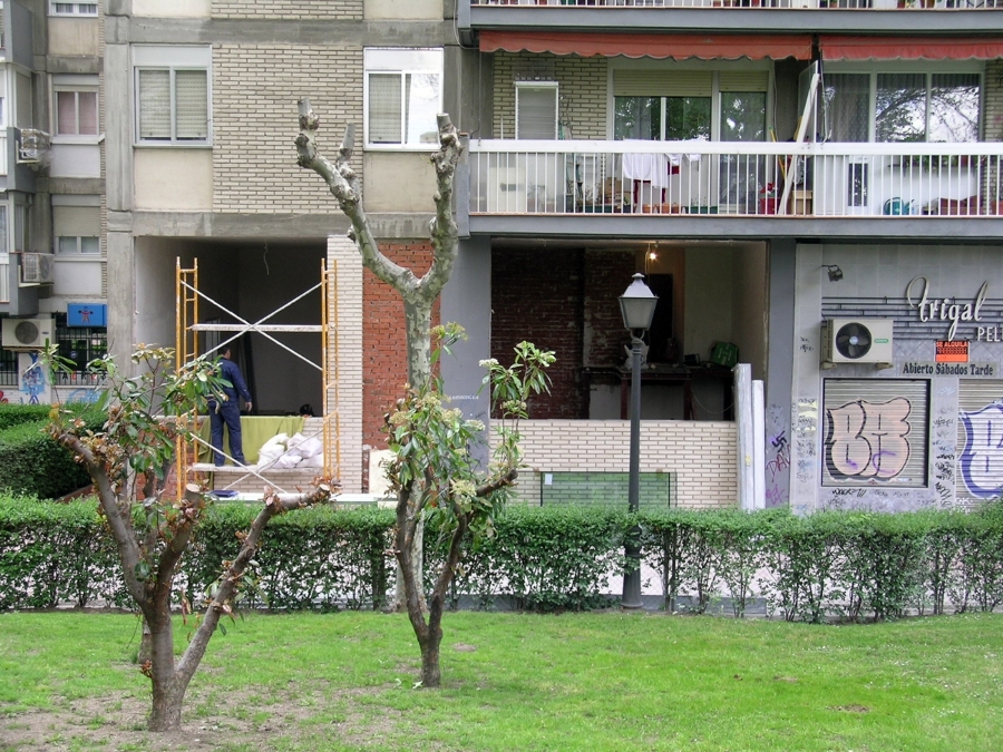 Fachada Loft en obras