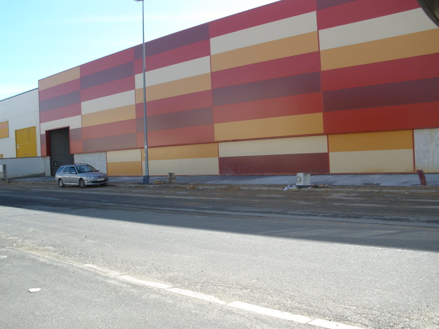 Fachada panel sandwich prefabricado