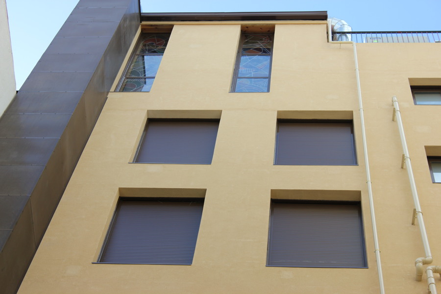 Fachada patio interior