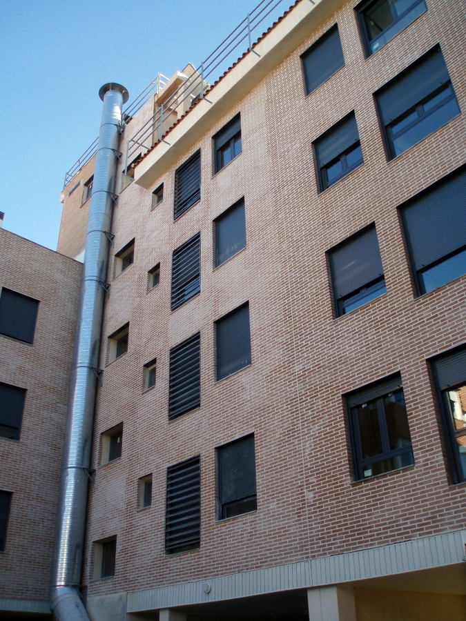 Fachada patio interior