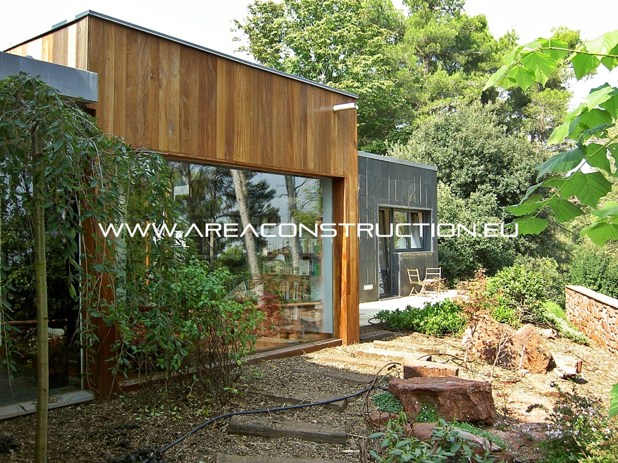 Fachada posterior de la cocina