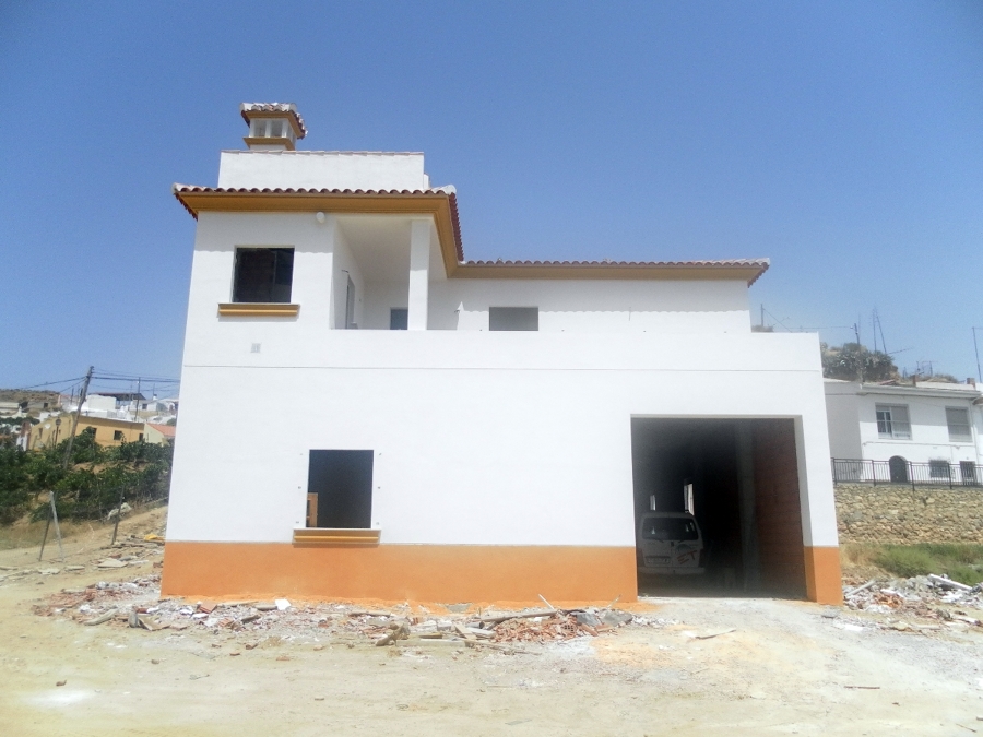 Fachada posterior de vivienda