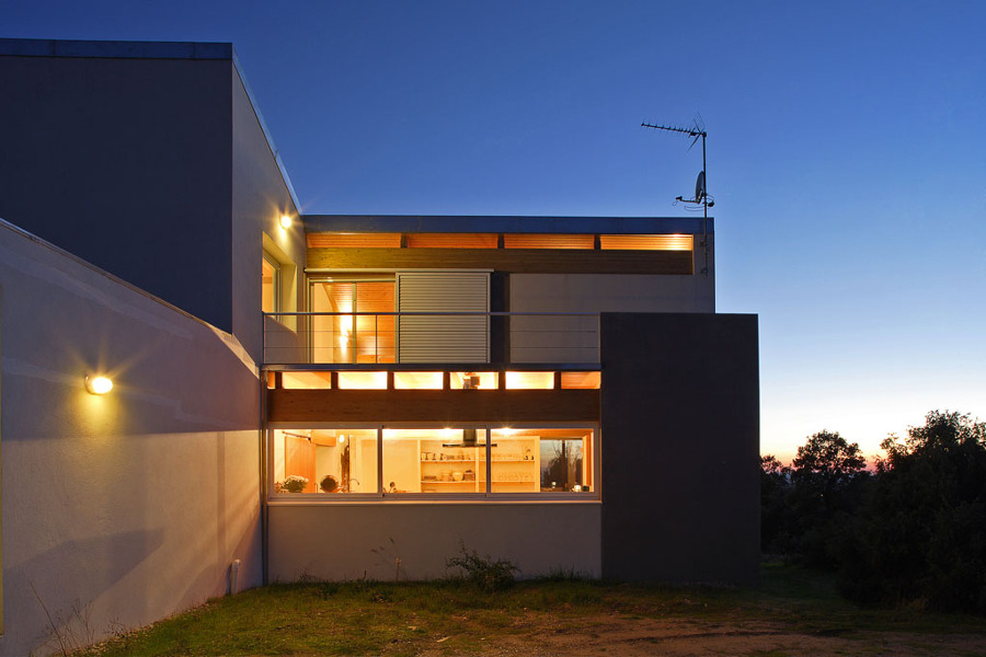 Fachada posterior norte