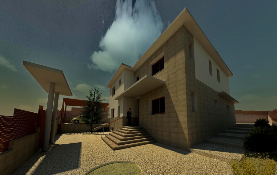 Fachada Principal. Estudios preliminares