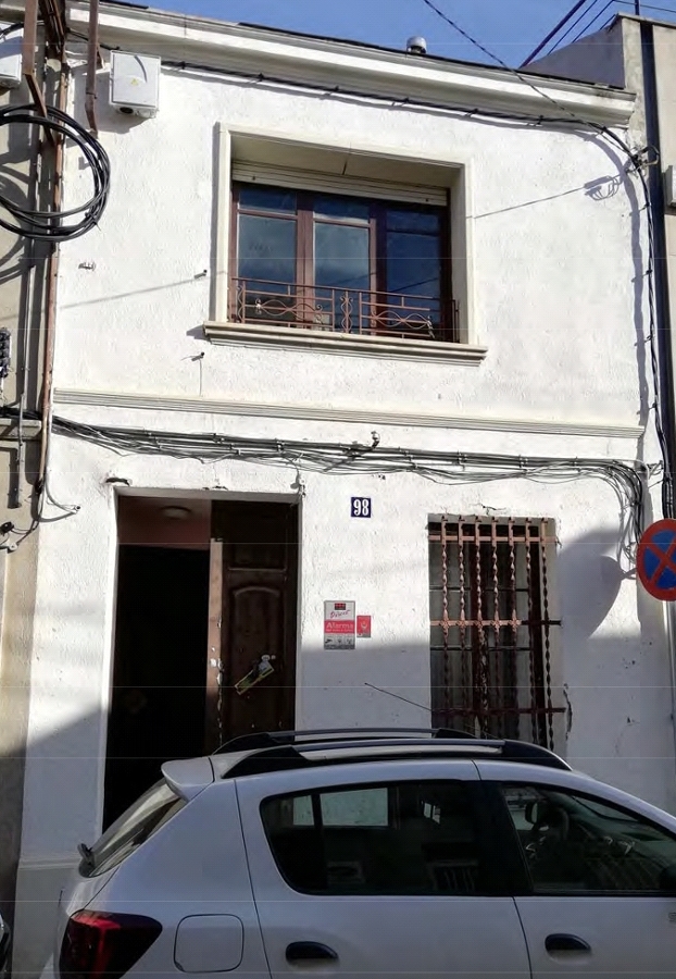 Fachada principal sin restaurar