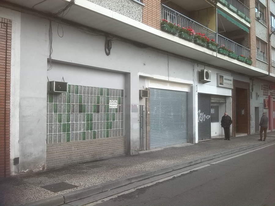 Fachada trasera. Estado anterior.