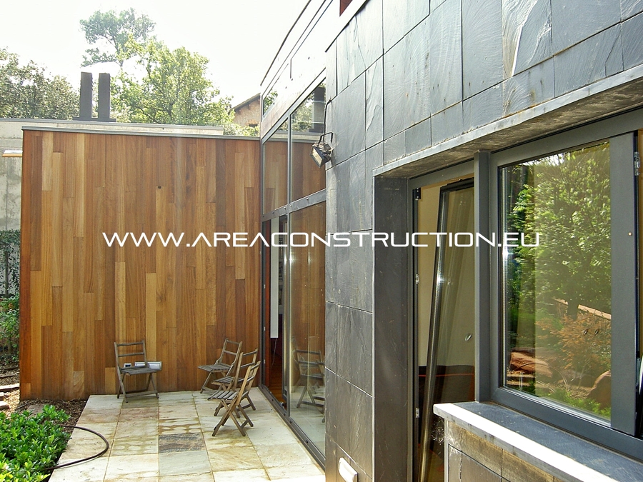 Fachada ventilada de pizarra