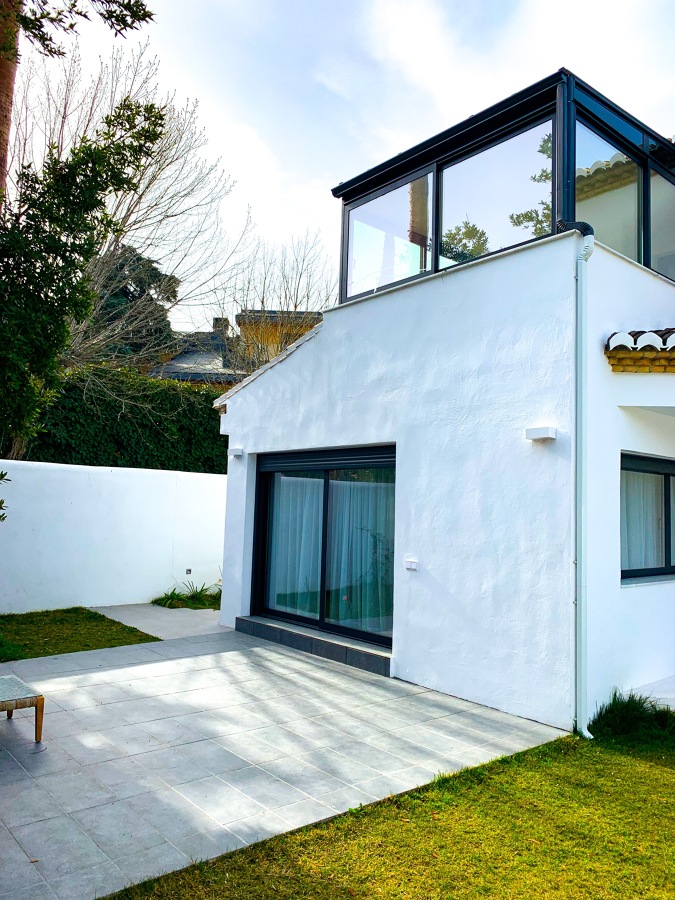 Fachada y lucernario