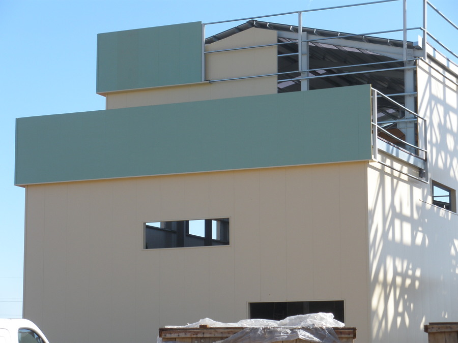 Fachadas de panel sandwich