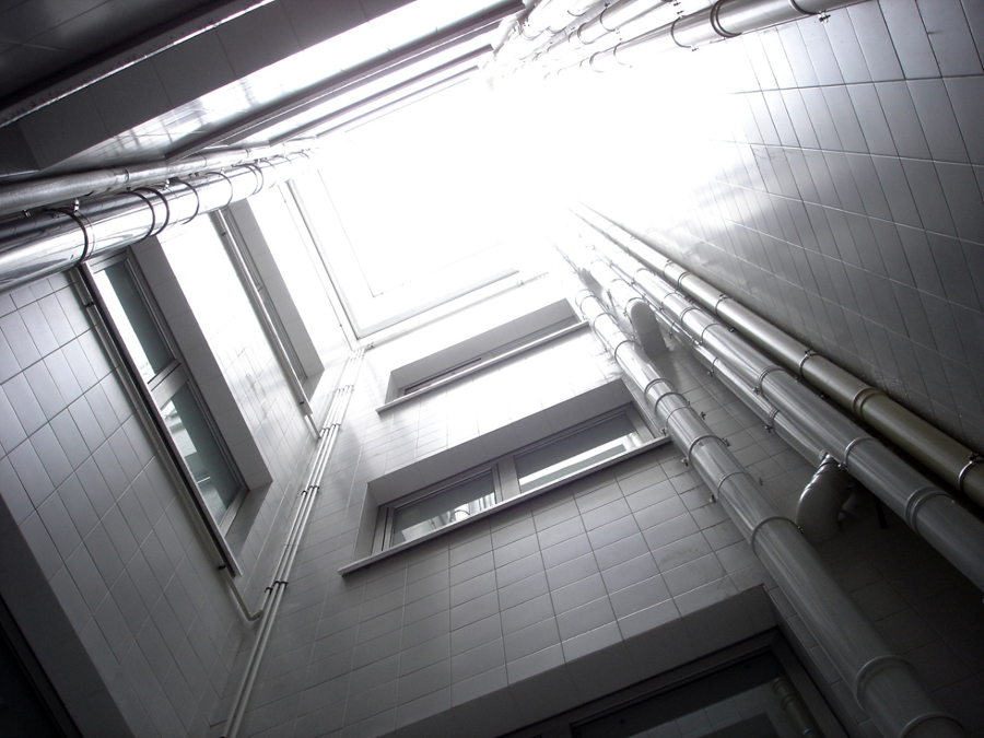 Fachadas interiores.