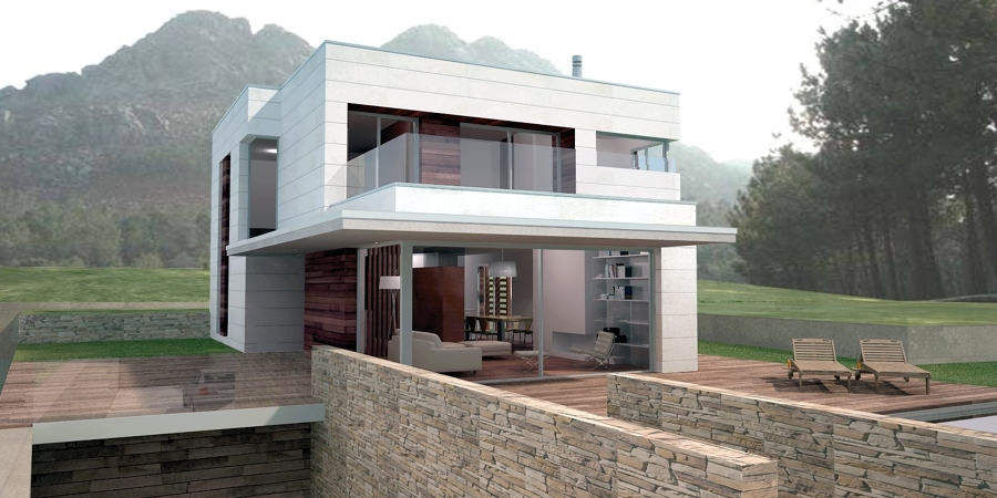 Fachadas Sur y Oeste