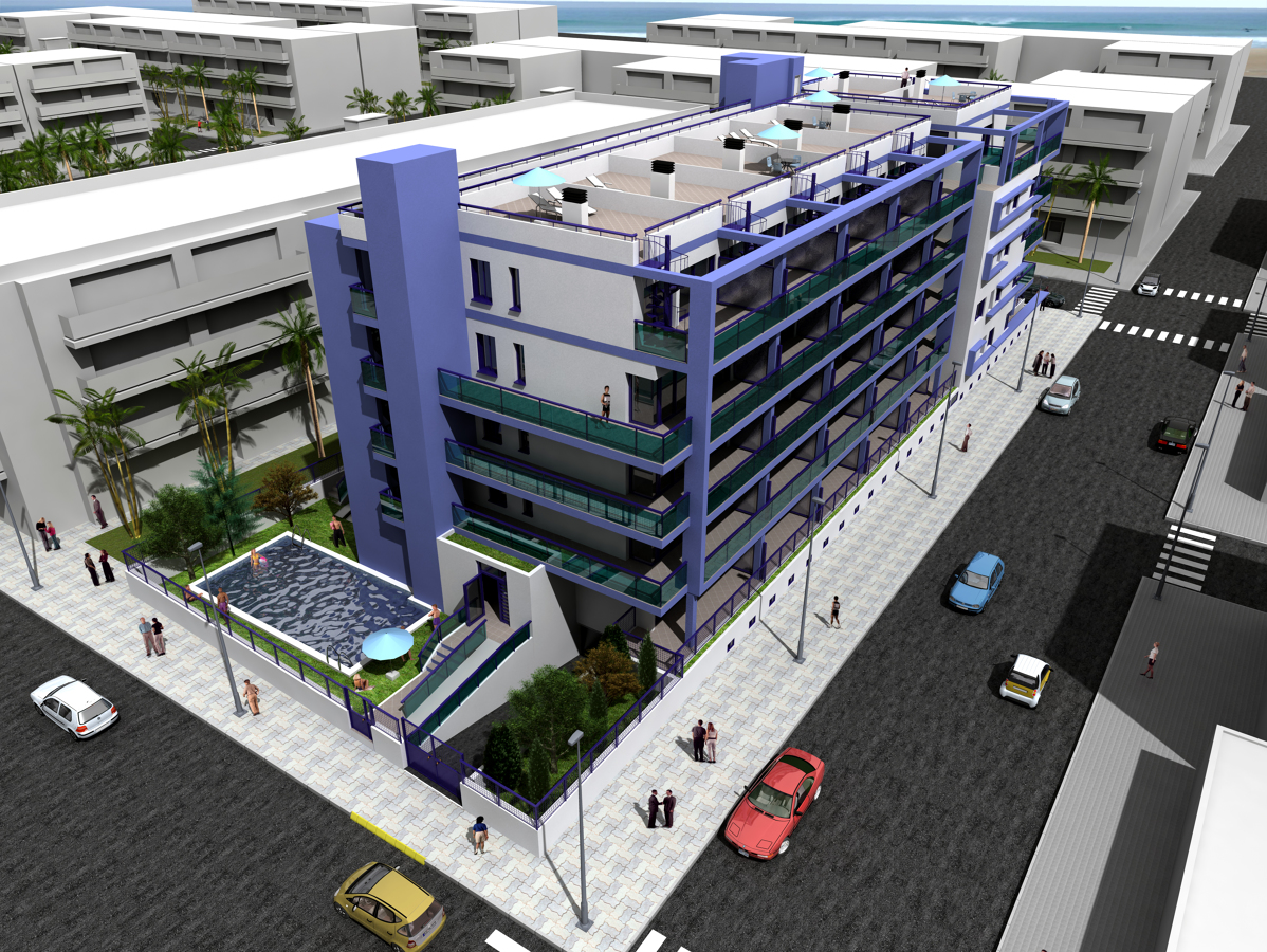 FACHADAS SUR Y OESTE