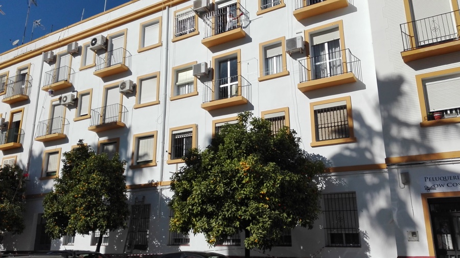 Fachadas ya rehabilitadas
