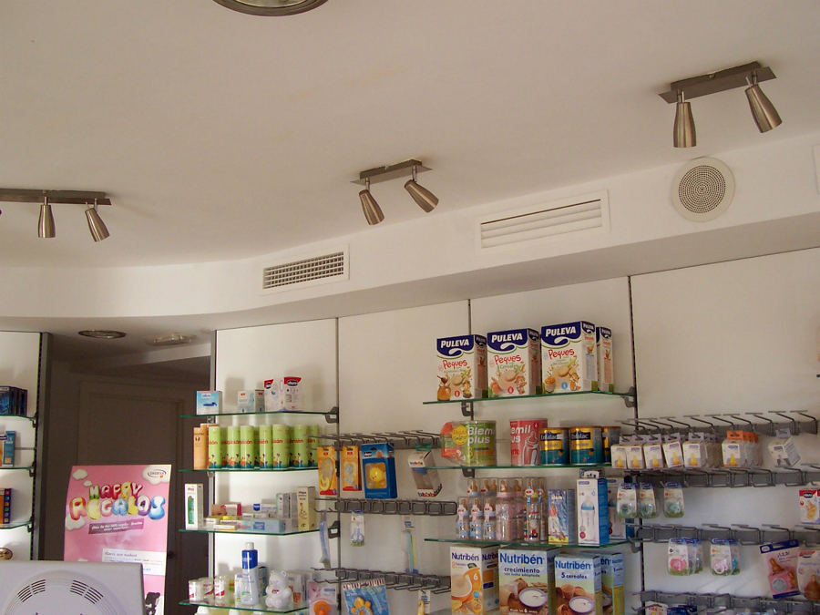 Falsa viga paso instalaciones