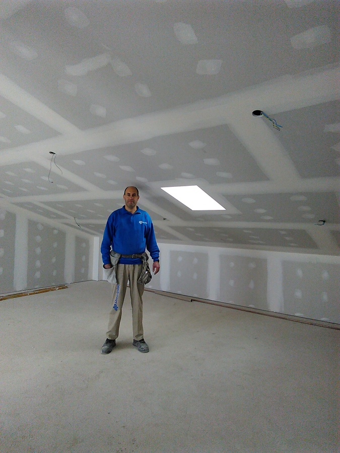 Falso techo buhardilla 