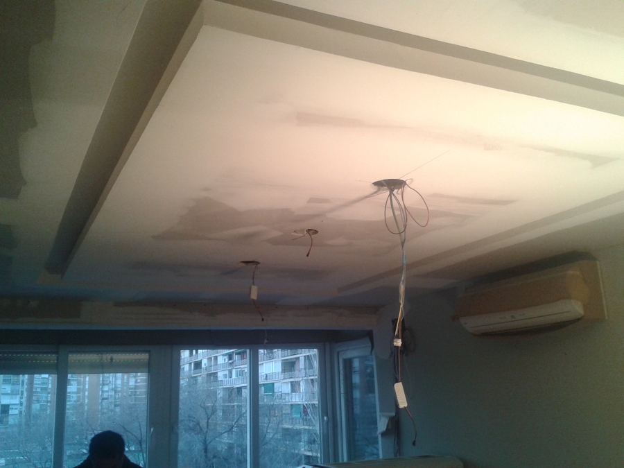 FALSO TECHO CON LUCES
