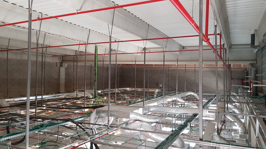 Falso techo oficinas