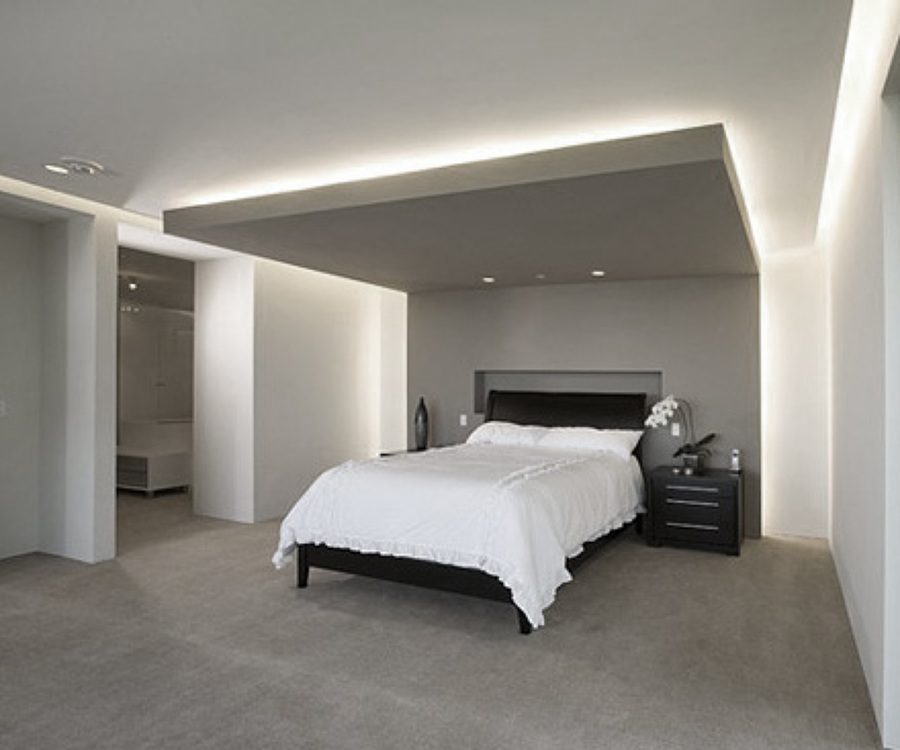 Falso techo rectangular