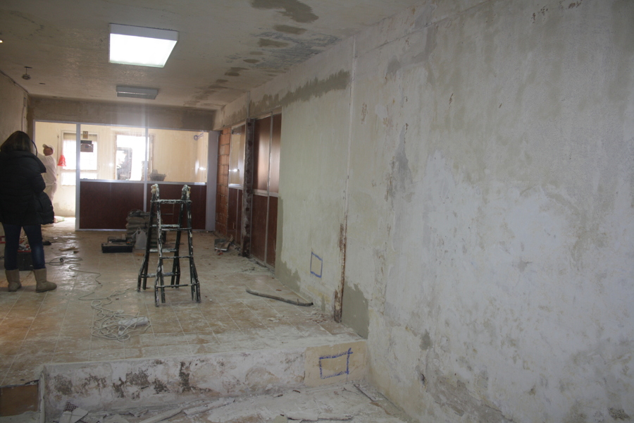 Fase de albañilería y replanteo de instalaciones. 1