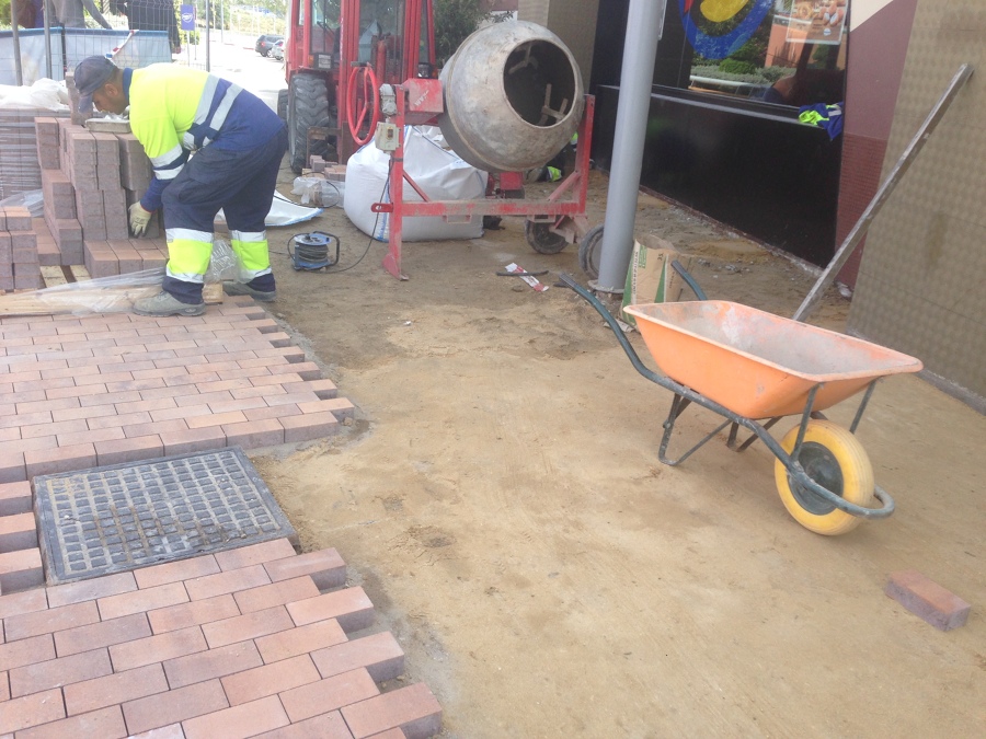 Fase de compatactación y colocación