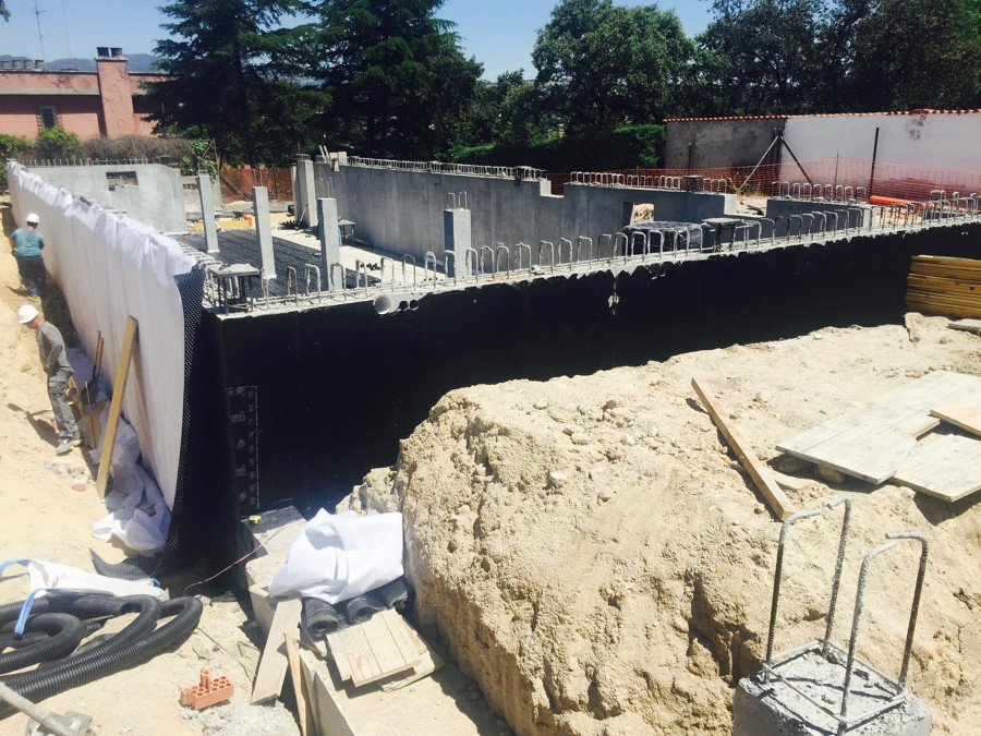 Fase de estructura de hormigón.