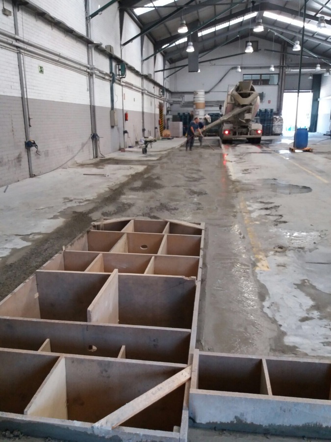 Fase hormigonado zapatas