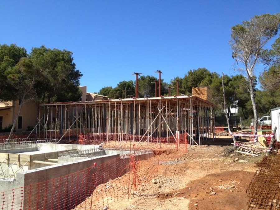 Fase inicial de construcción