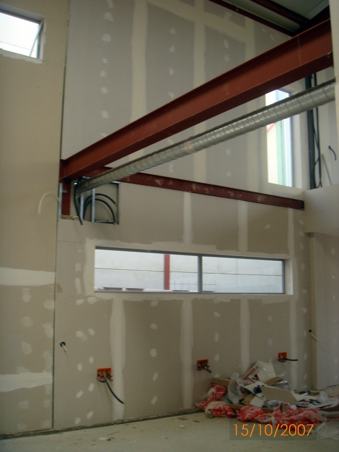 Fase trasdosado con panel cartón-yeso 1