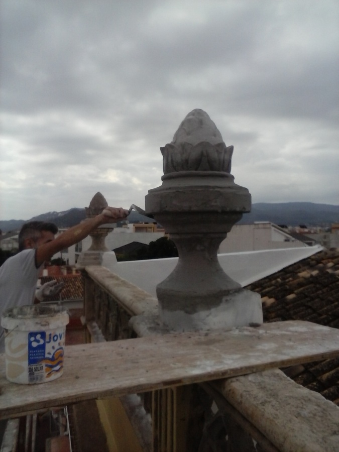 Figura decorativa de hormigón