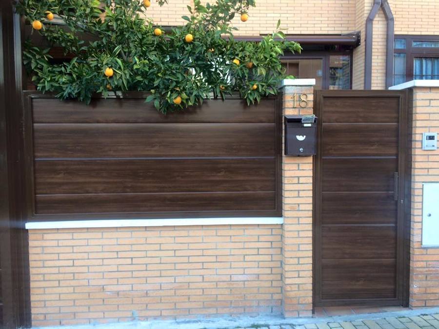 FIJO Y PUERTA PEATONAL