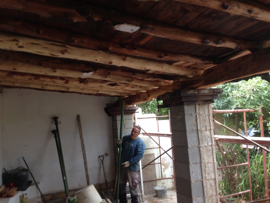 Final del apuntalamiento