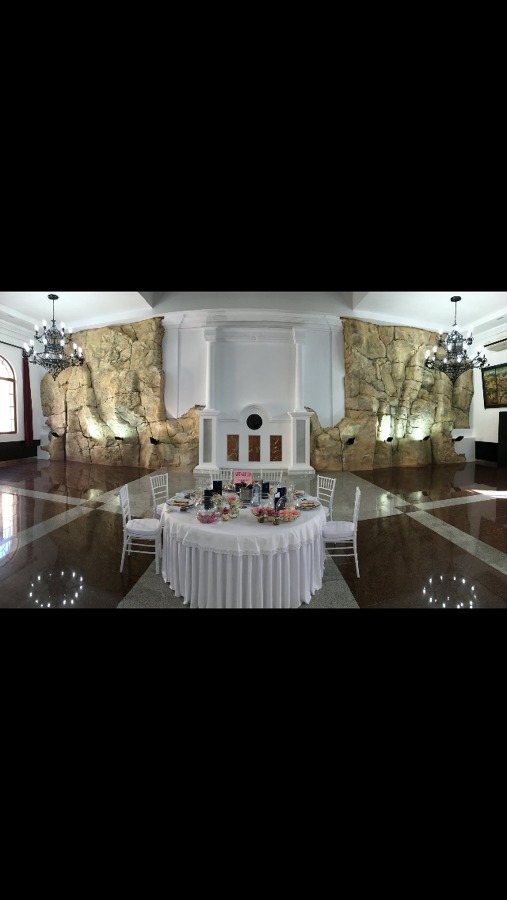 final del frente donde se colocan los novios