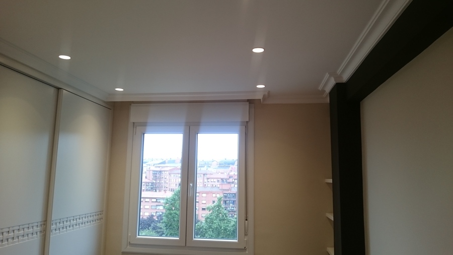 Focos led en habitación