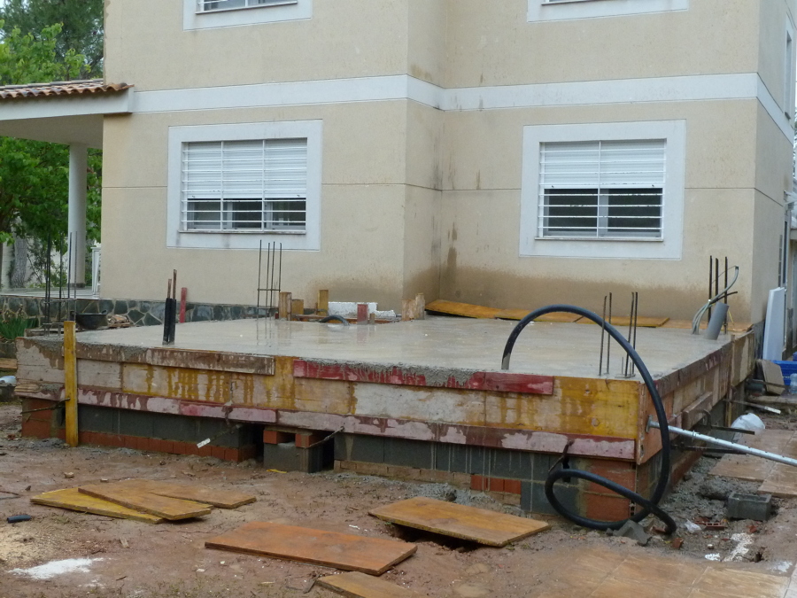 Forjado sanitario terminado