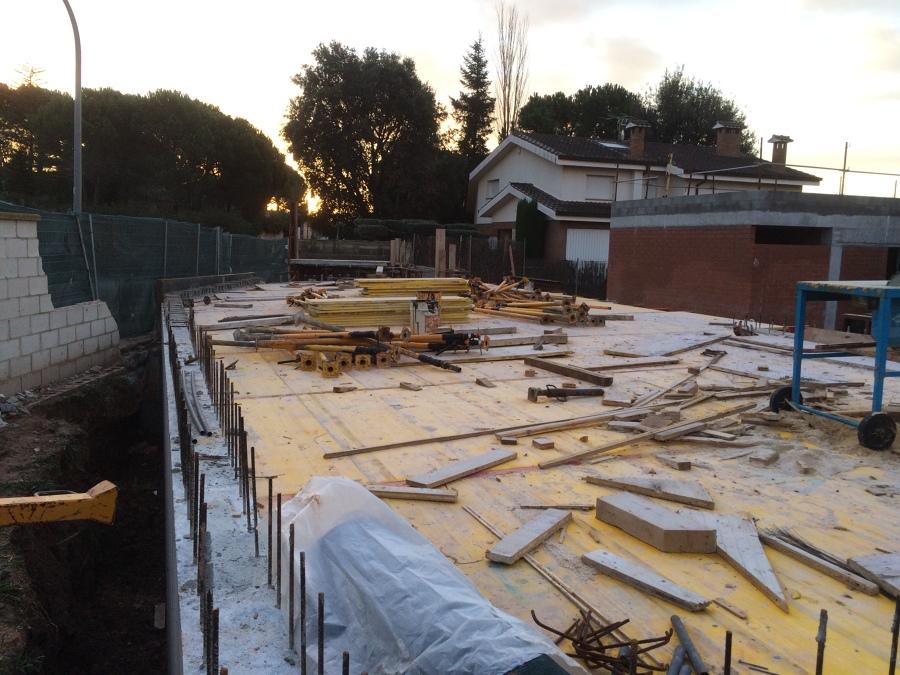 Forjado y muros garaje